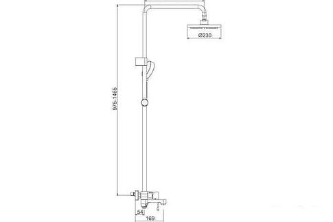 Душевая система  Ekko E2402-8