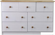 Комод Диприз Ром 7 ящиков Д 20032.1 (белый воск/антик)