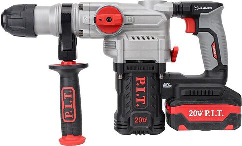 Перфоратор P.I.T. PBH20H-26A/1 (с 1-им АКБ, кейс)