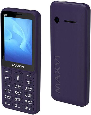 Телефон Maxvi C38 (фиолетовый)