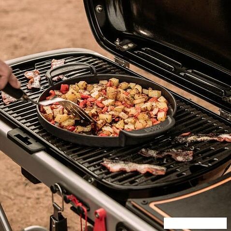 Газовый гриль для дачи Weber Traveler (черный)