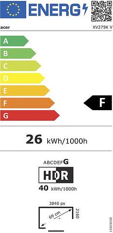 Игровой монитор Acer Nitro XV275KVymipruzx UM.HX5EE.V05