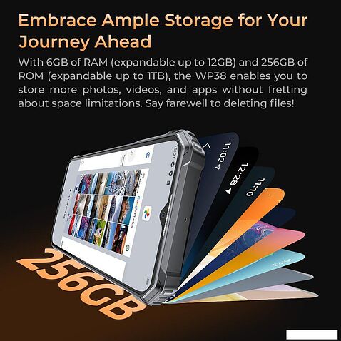 Смартфон Oukitel WP38 6GB/256GB (черный)