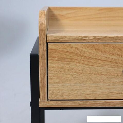 Тумба AksHome Lester (дуб сонома/черный)