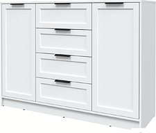 Тумба Интерлиния Концепт Тренд КТ-Т140 (белый платинум/белый)