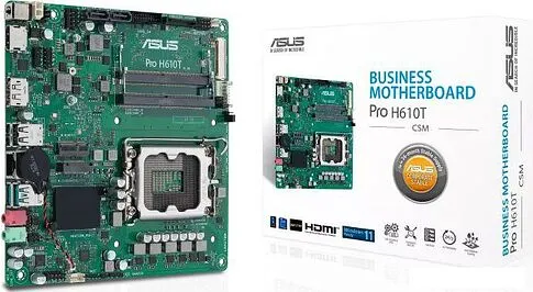 Материнская плата ASUS Pro H610T-CSM