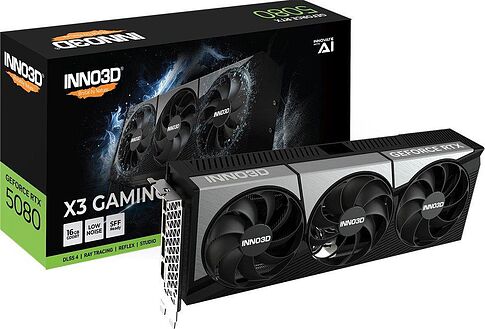 Видеокарта Inno3D GeForce RTX 5080 X3 Gaming OC G50803-16D7X-17603930