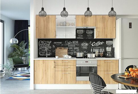 Шкаф напольный Горизонт Европа угловой (золотой крафт)