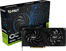 Видеокарта Palit GeForce RTX 4070 Dual OC NED4070S19K9-1047D Видеокарта Palit GeForce RTX 4070 Dual OC NED4070S19K9-1047D