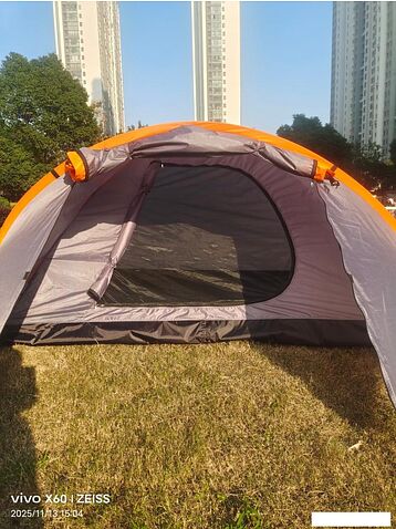 Кемпинговая палатка Sundays ZC-TT042-4 (темно-серый/оранжевый)