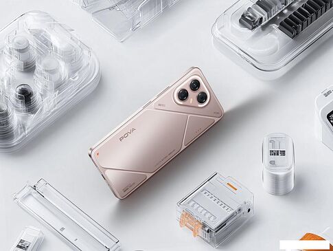 Телефон Tecno Pova 7 5G 8GB/256GB (розовая звездная пыль)