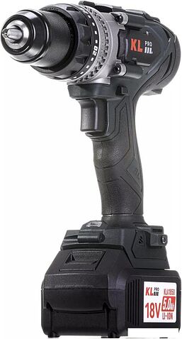 Ударная дрель-шуруповерт KLPRO KLDM18BHX-50 (с 2-мя АКБ, кейс)