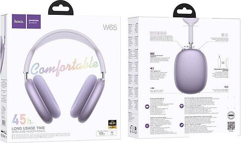 Наушники Hoco W65 (сиреневый)