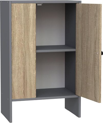 Тумба Mio Tesoro Мини 1 дверь 2.07.03.090.13 (серый/сонома)