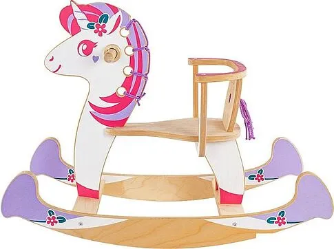 Качалка Woody Единорог тип B1 07333
