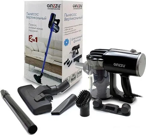 Пылесос Ginzzu VS117 (серый)