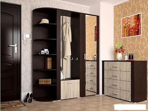 Комод Интерлиния Коламбия КЛ-11 (дуб венге/дуб серый)