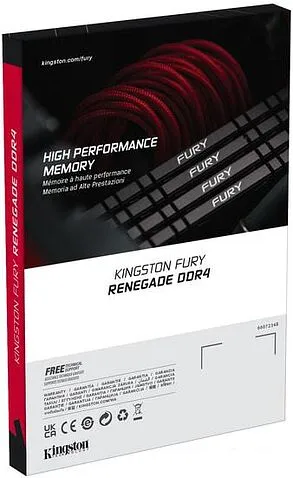 Оперативная память Kingston FURY Renegade 2x32GB DDR4 PC4-28800 KF436C18RBK2/64