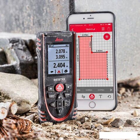 Лазерный дальномер Leica Disto X3