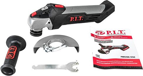 Угловая шлифмашина P.I.T PWS20H-125C (без АКБ)