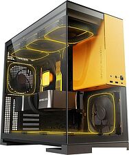Корпус Geometric Future Model 5 5FAN (черный/желтый)