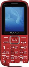 Кнопочный телефон Maxvi B21ds (красный)