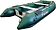 Моторно-гребная лодка Polar Bird Eagle PB-420E ПБ18 стеклокомпозит (зеленый)