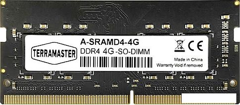 Оперативная память TerraMaster 4ГБ DDR4 SODIMM 2400 МГц A-SRAMD4-4G