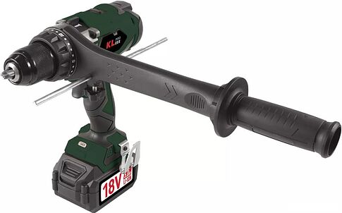 Ударная дрель-шуруповерт KLPRO KLDM18BHX-50 (с 2-мя АКБ, кейс)