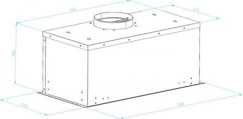 Кухонная вытяжка Schtoff Konvex 60 Black (черный)