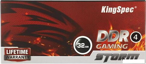 Оперативная память KingSpec Storm 32ГБ DDR4 2666 МГц KS2666D4M12032G