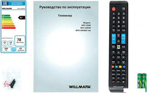 Телевизор Willmark WTV-43FHD
