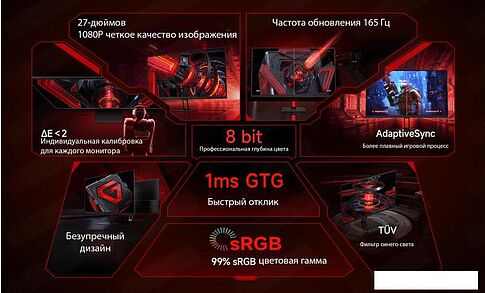 Игровой монитор Xiaomi Redmi Display G27 P27FBB-RG