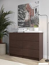 Комод Горизонт Нео 1050 6 ящиков (венге)