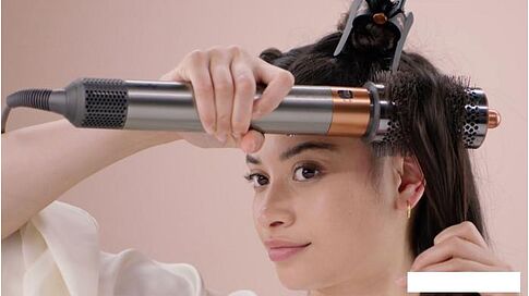 Фен-стайлер Dyson HS05 Airwrap Complete Long 453660-01 (никель/медный)