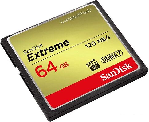 Карта памяти SanDisk Extreme CompactFlash 64GB [SDCFXSB-064G-G46]