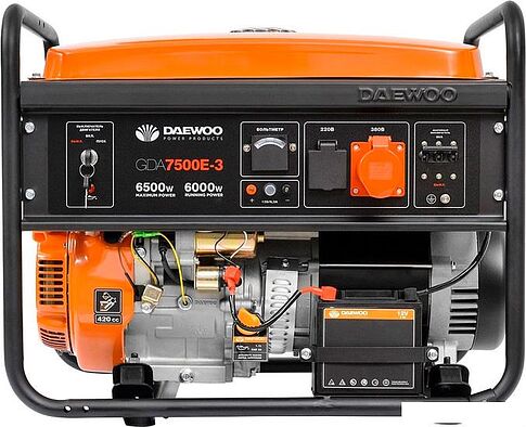 Бензиновый генератор Daewoo Power GDA 7500E-3