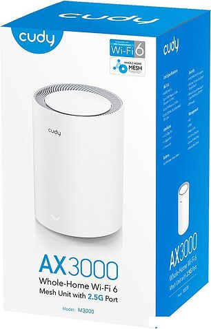 Wi-Fi роутер Cudy M3000 2.0 (1-Pack)