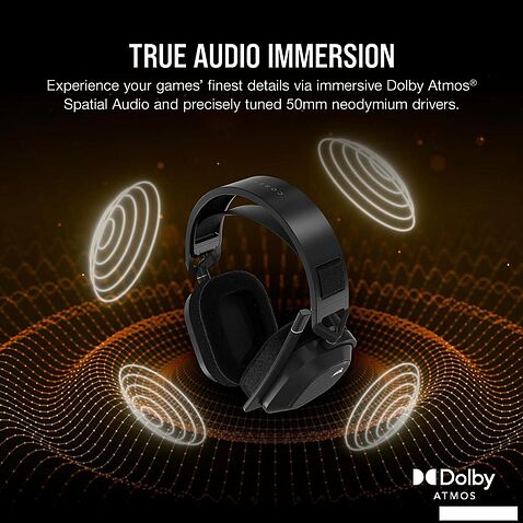 Наушники Corsair HS80 Max (темно-серый)