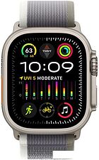 Умные часы Apple Watch Ultra 2 LTE 49 мм (титановый корпус, титановый/серо-зеленый, нейлоновый ремешок размера M/L) Умные часы Apple Watch Ultra 2 LTE 49 мм (титановый корпус, титановый/серо-зеленый, нейлоновый ремешок размера M/L)