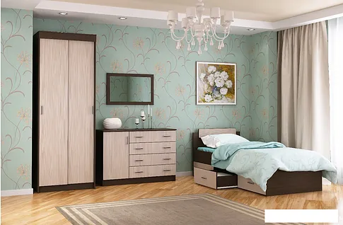 Комод Памир София 1200 1Д (венге-дуб белфорт)