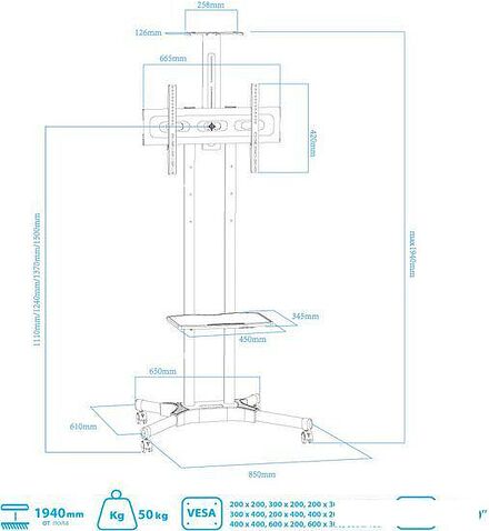 Кронштейн Arm Media PT-STAND-12