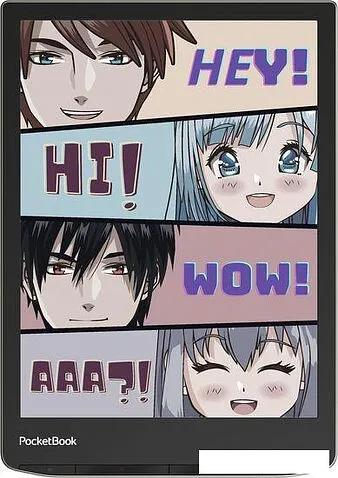 Электронная книга PocketBook 743C InkPad Color 2 (черный/серебристый)