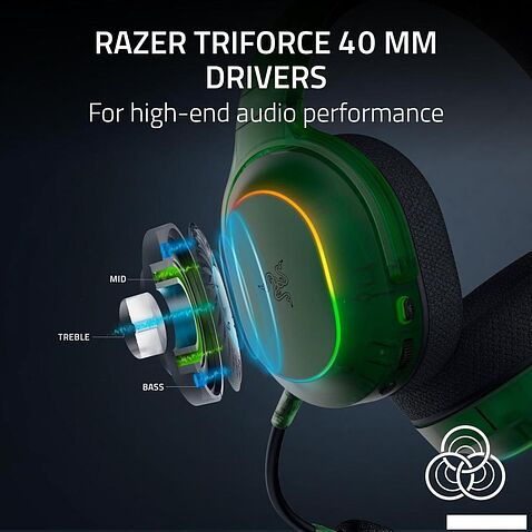 Наушники Razer Barracuda X Chroma (зеленый)