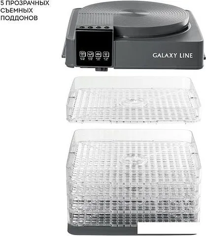 Сушилка для овощей и фруктов Galaxy Line GL2630 (серый)