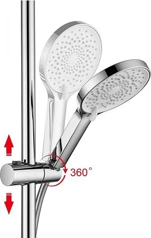 Душевая система  Aquatek Lugano AQ2740CR