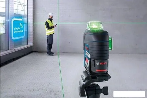 Лазерный нивелир Bosch GLL 3-80 CG Professional (с держателем BM 1)