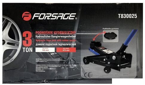 Подкатной домкрат FORSAGE F-T830025 3т