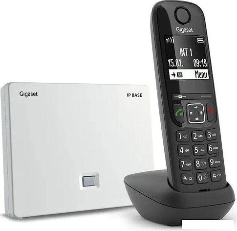 IP-телефон Gigaset AS690A Ip Base (черный)