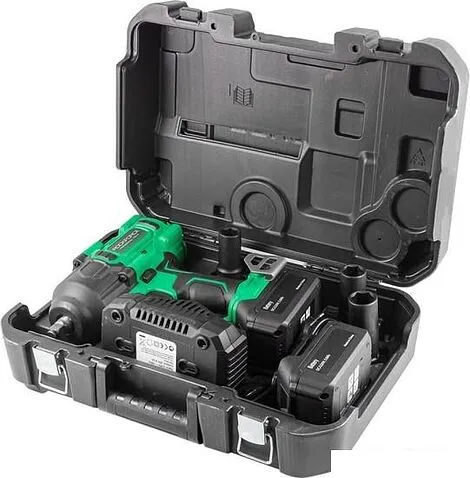 Гайковерт RockForce RF-WT02F1161 (с 2-мя АКБ, кейс)